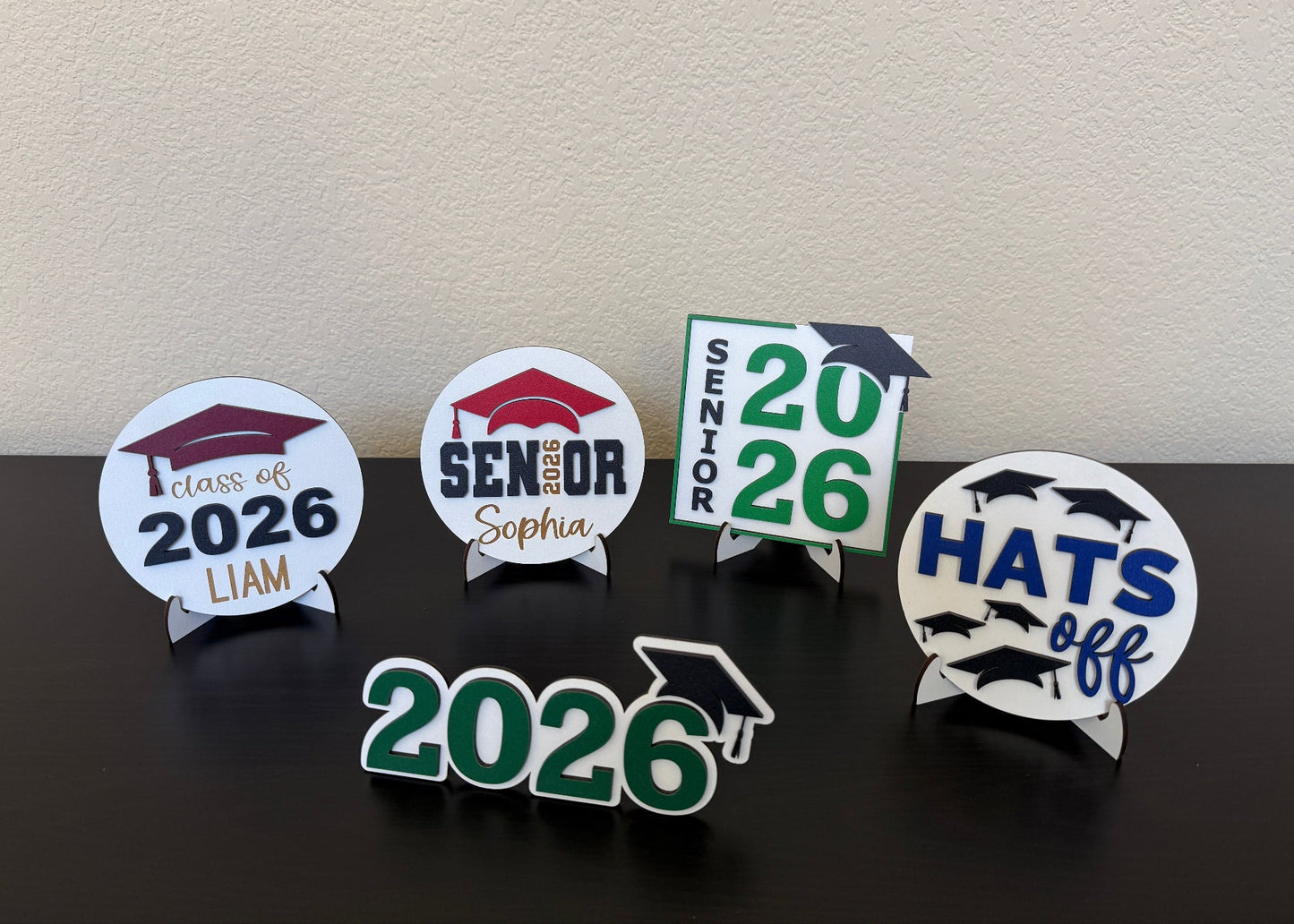 Half Turn Designs Class of 2026 High School Senior Graduation Sign Collection