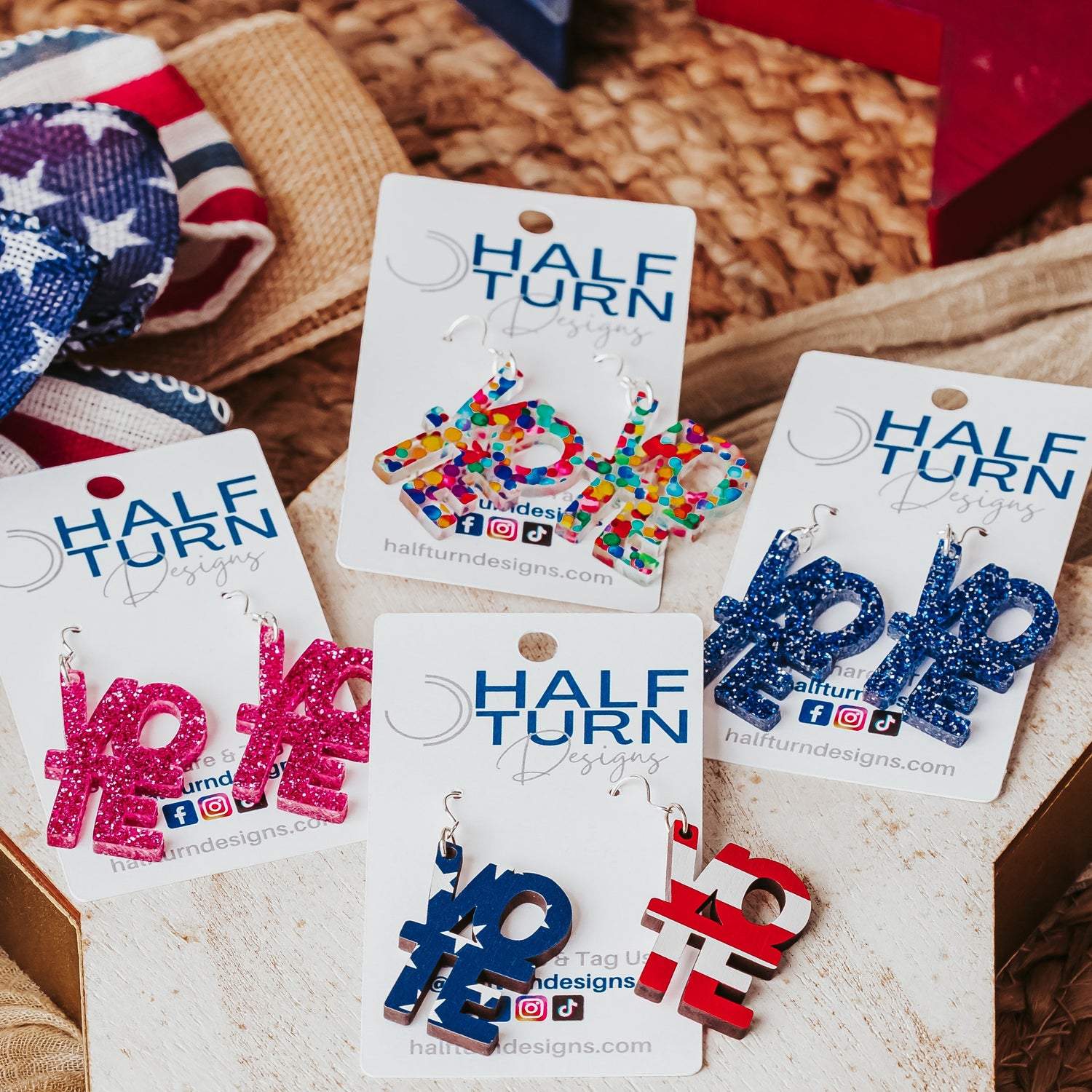 Vote Earrings