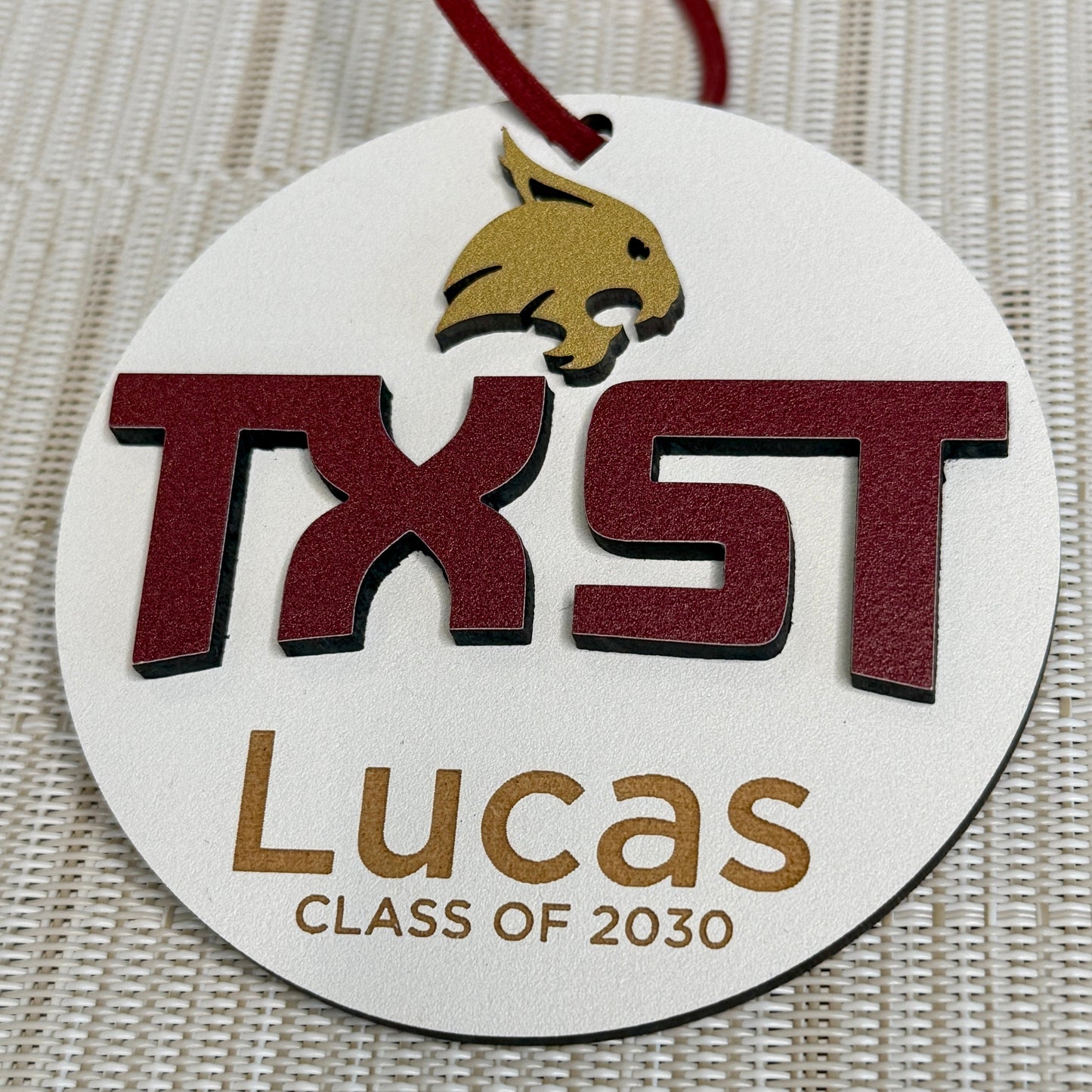 Texas State TXST Bobcats ornament