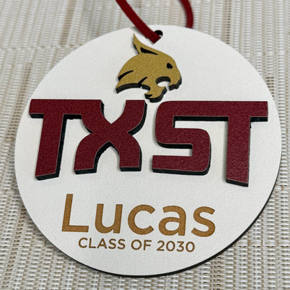 Texas State TXST Bobcats ornament