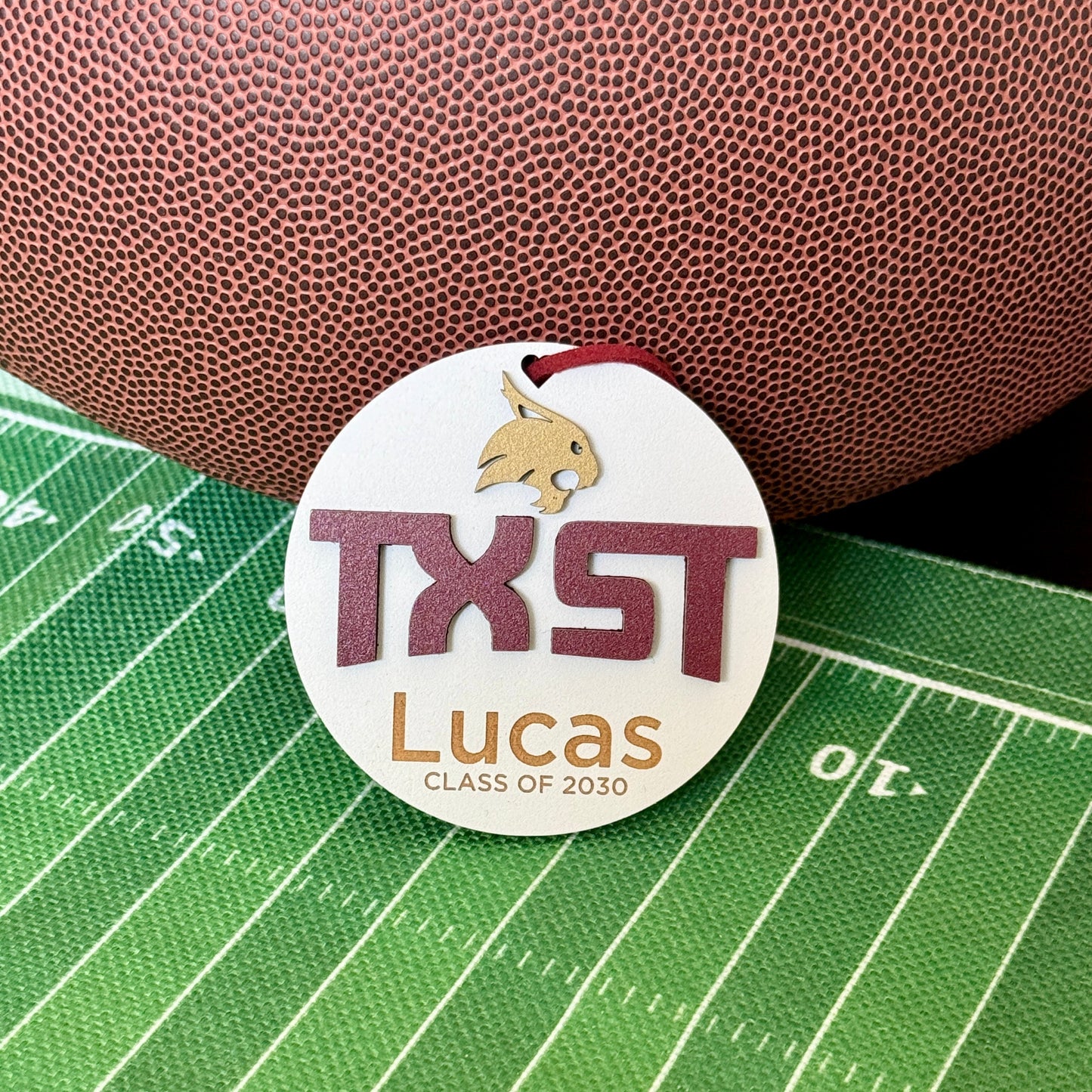 Texas State TXST Bobcats ornament