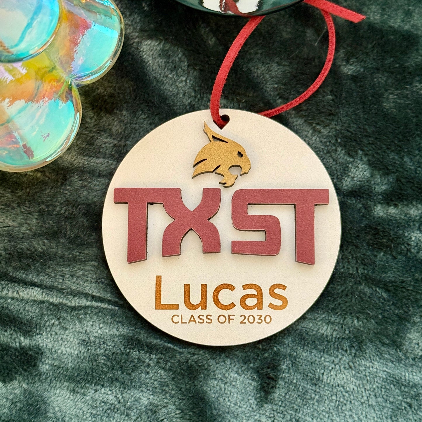 Texas State TXST Bobcats ornament