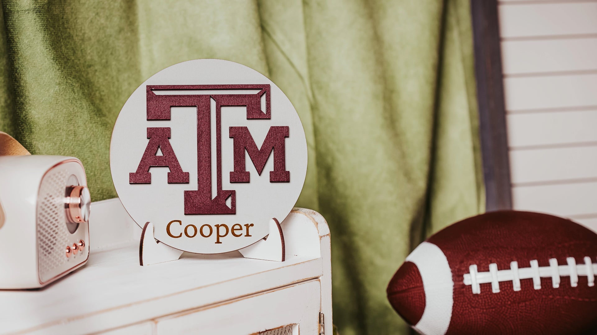 Texas A&M Wood Signs by Half Turn Designs