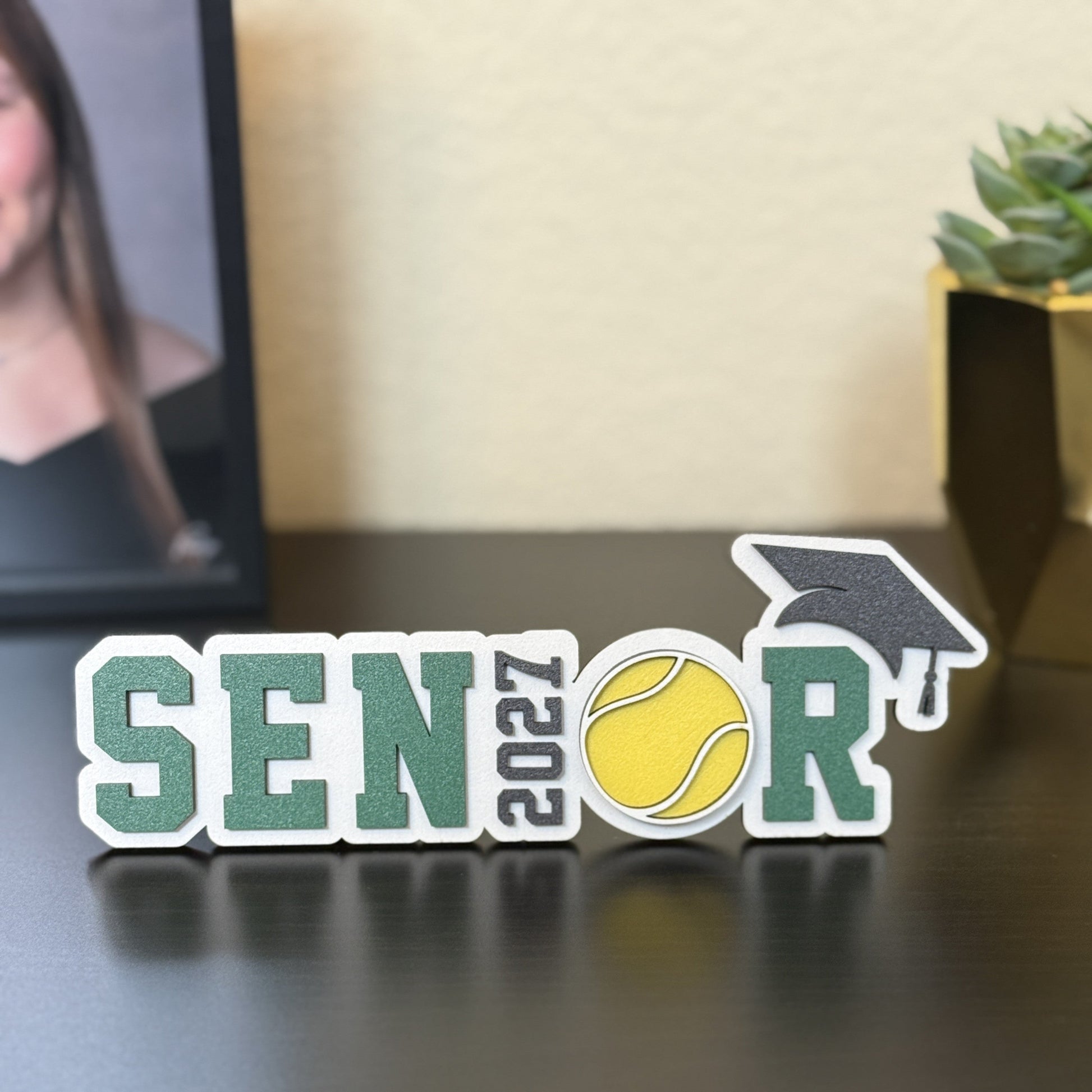 Class of 2027 sign for high school senior