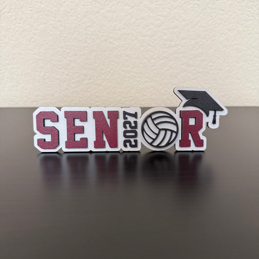 Class of 2027 volleyball sign