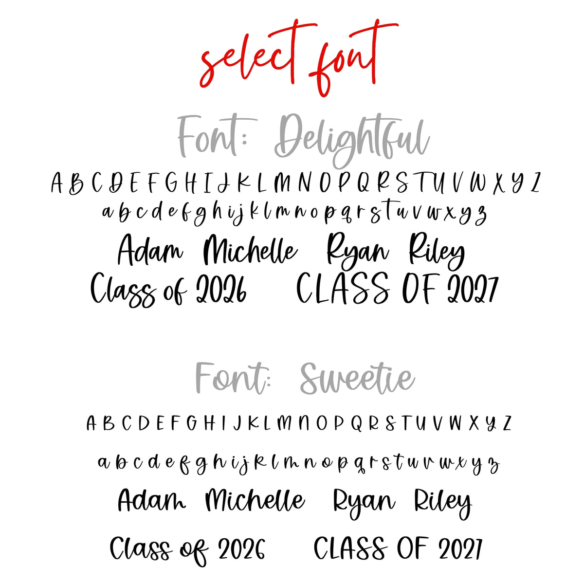 Cursive Fonts for Texas Tech Christmas ornament by Half Turn Designs
