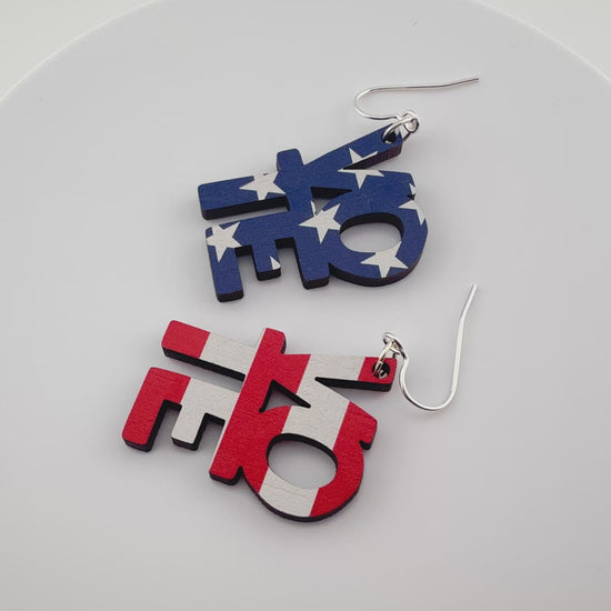 American Flag Vote Earrings