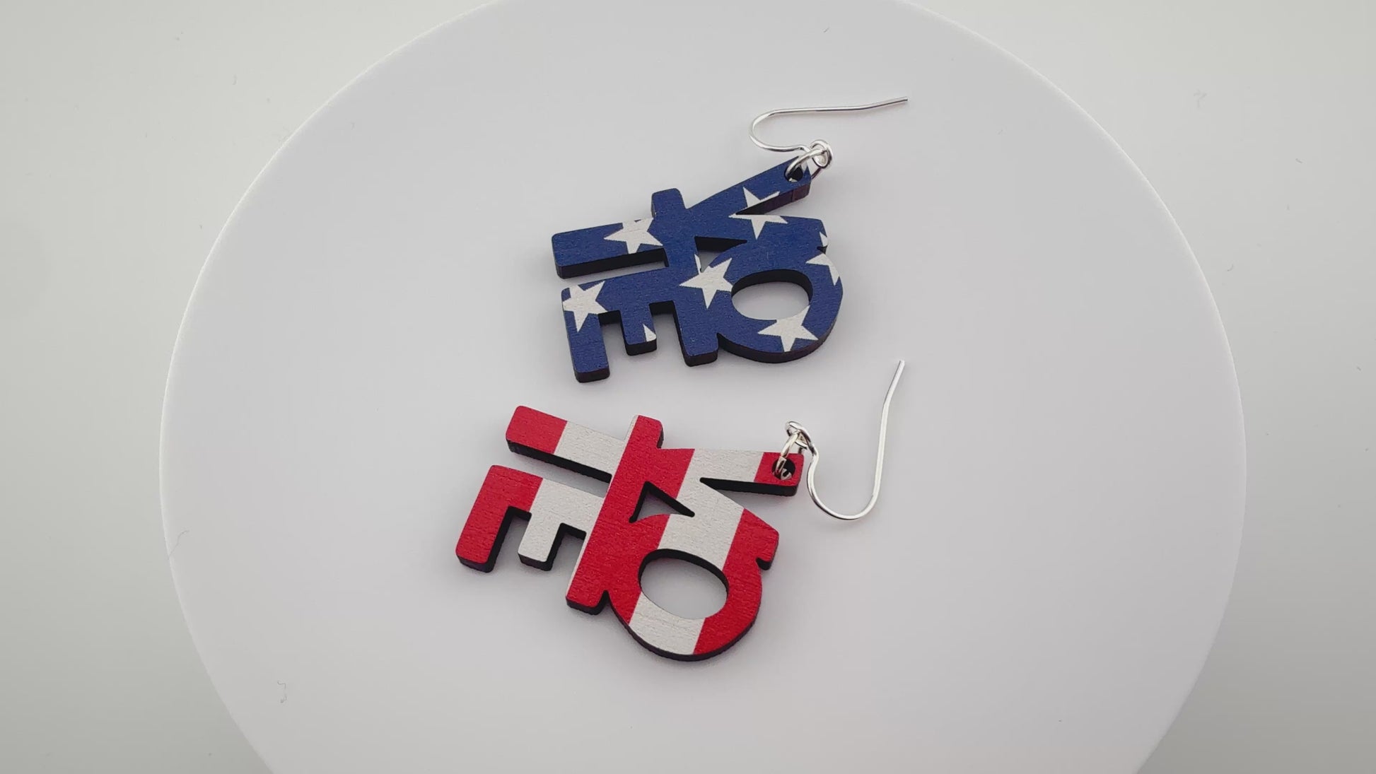 American Flag Vote Earrings