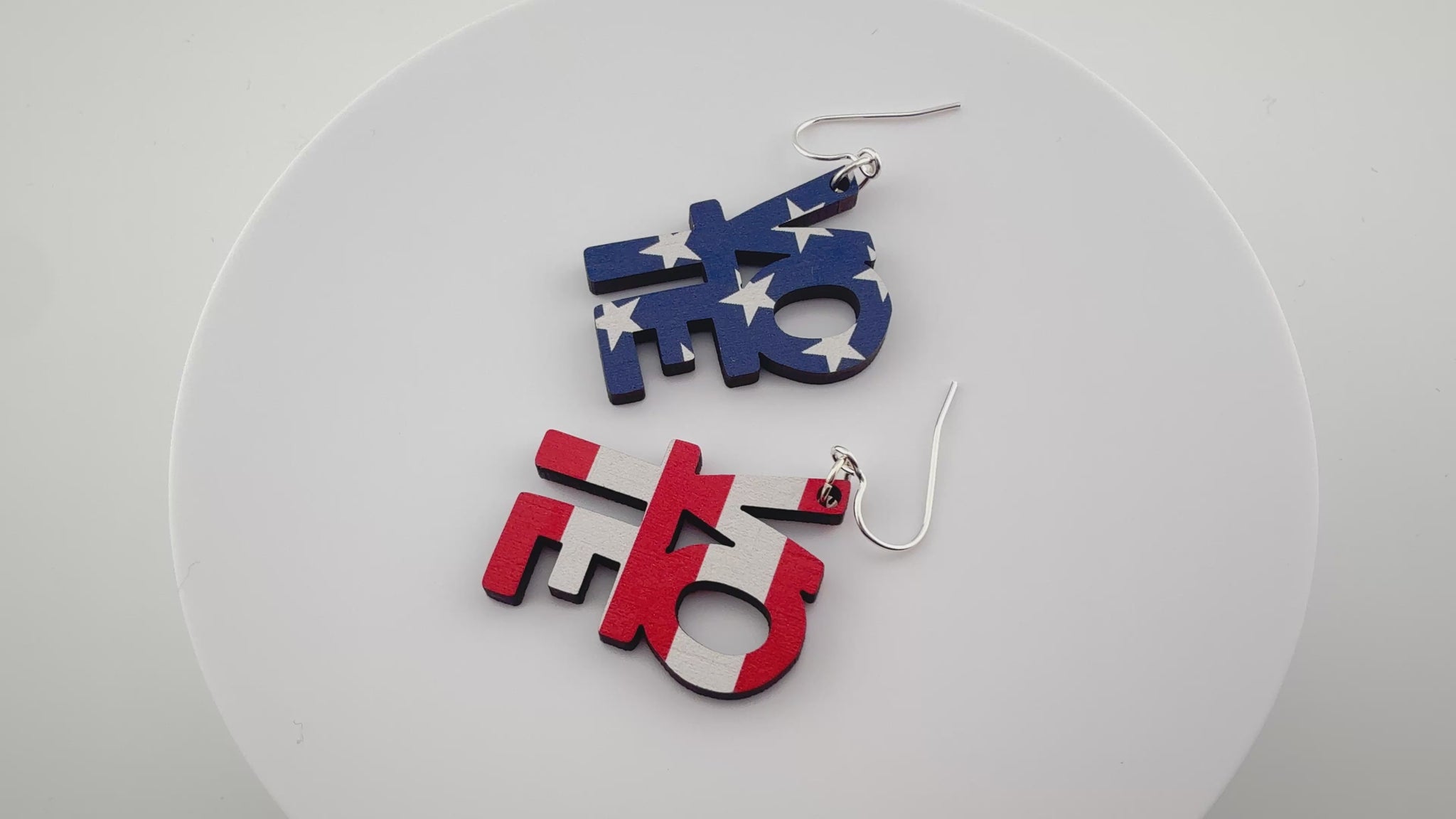 American Flag Vote Earrings