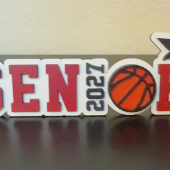 Class of 2027 Basketball Sign