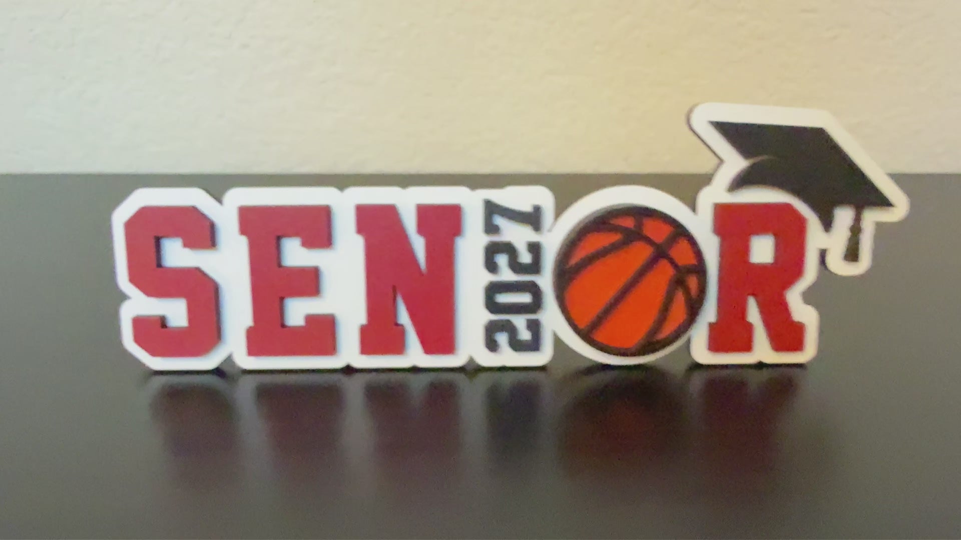 Class of 2027 Basketball Sign