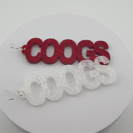 University of Houston COOGS Earrings